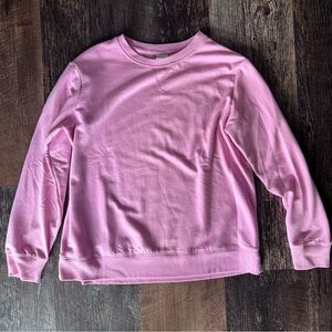 stars above Pink Fleece Crewneck